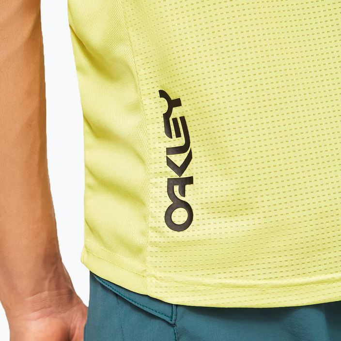Oakley Factory Pilot Lite MTB tricou de ciclism pentru bărbați galben FOA403173 5