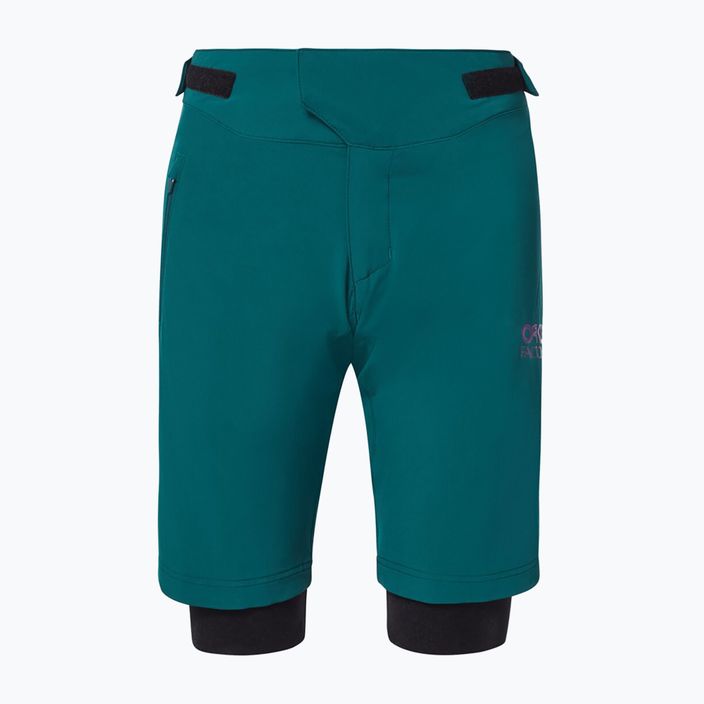 Pantaloni scurți de MTB Oakley Drop In pentru femei, verde FOA500275 16