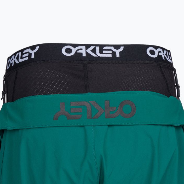 Pantaloni scurți de MTB Oakley Drop In pentru femei, verde FOA500275 14