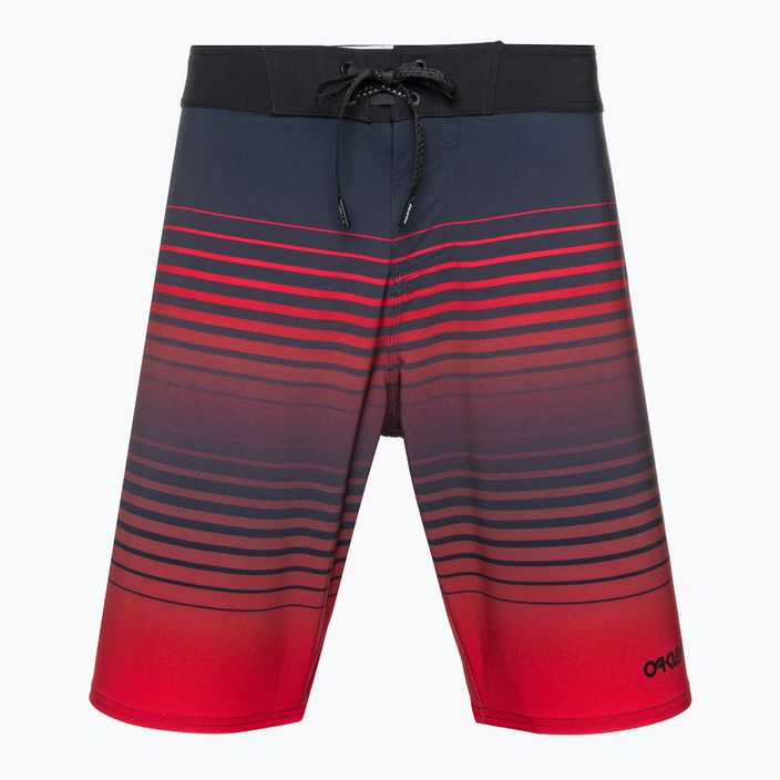 Pantaloni scurți de înot pentru bărbați Oakley Fade Out RC 21" negru/roșu FOA40370403H