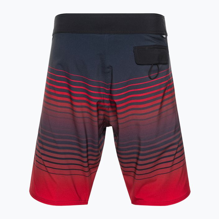 Pantaloni scurți de înot pentru bărbați Oakley Fade Out RC 21" negru/roșu FOA40370403H 2