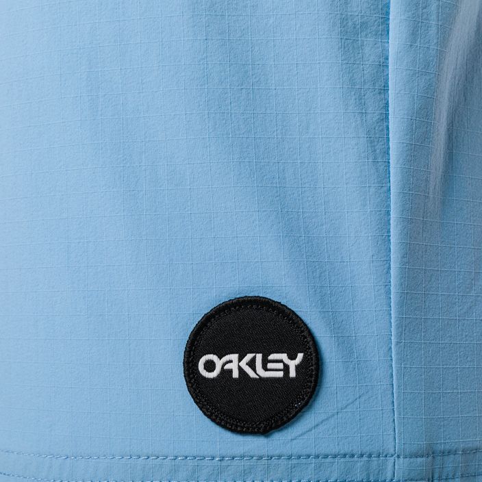 Pantaloni scurți de baie pentru bărbați Oakley Oneblock 18" albastru FOA4043016EK 3