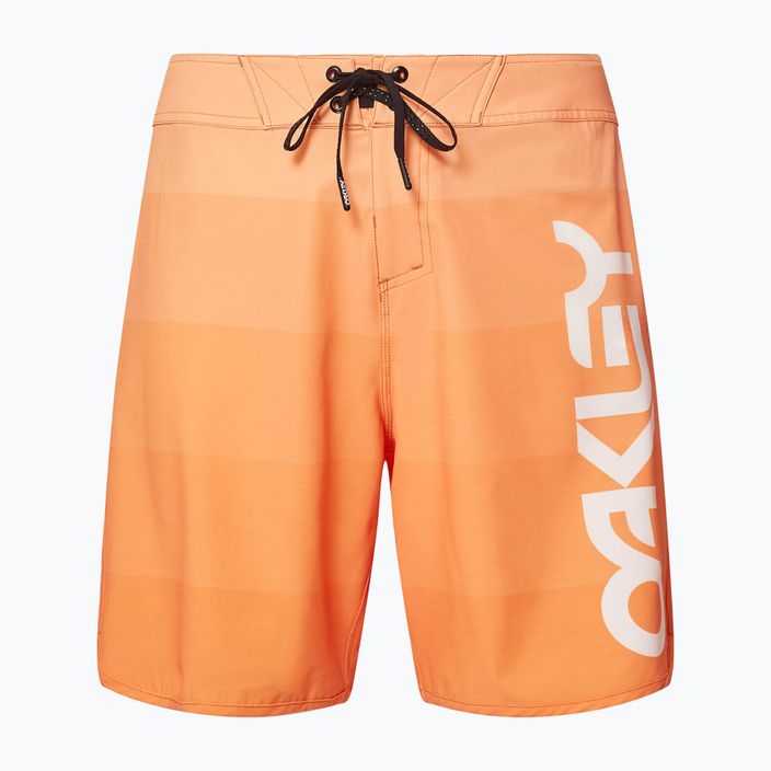 Pantaloni scurți de baie Oakley Retro Mark 19" pentru bărbați, portocalii FOA40430430473K 4