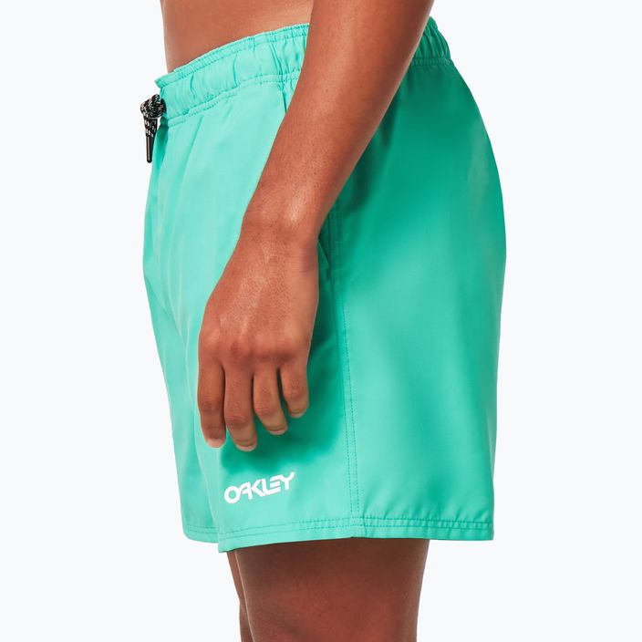 Oakley Beach Volley 16" pantaloni scurți de înot pentru bărbați, verzi FOA4043107GR 6