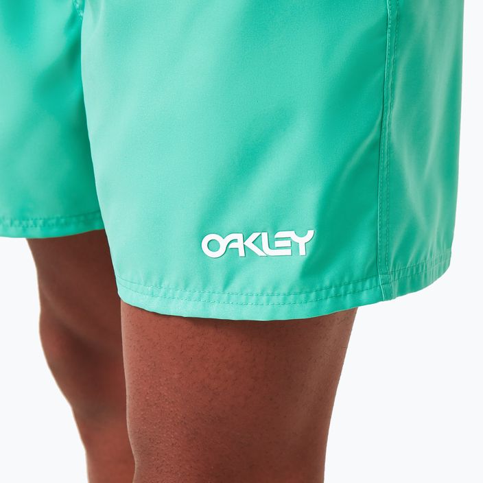 Oakley Beach Volley 16" pantaloni scurți de înot pentru bărbați, verzi FOA4043107GR 7