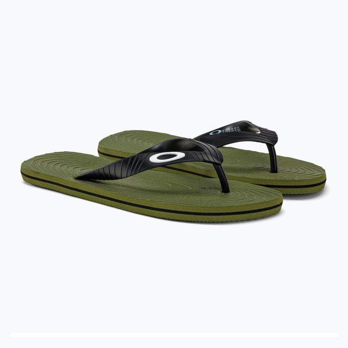 Papuci de baie Oakley Catalina Flip Flop verde pentru bărbați FOF10042386L 4