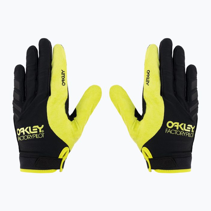 Mănuși de bicicletă Oakley Switchback Mtb negru-galbene FOS900879 3