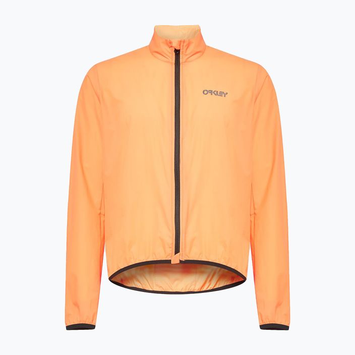 Jachetă de ciclism Oakley Elements Pkble Jacket II portocaliu pentru bărbați FOA404493