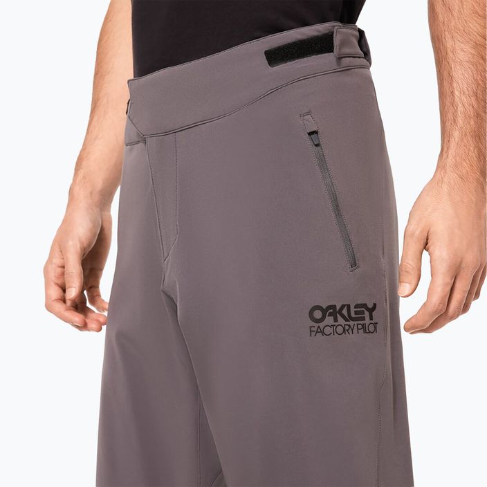 Pantaloni scurți de bicicletă Oakley Factory Pilot Lite I uniformă gri pentru bărbați 6