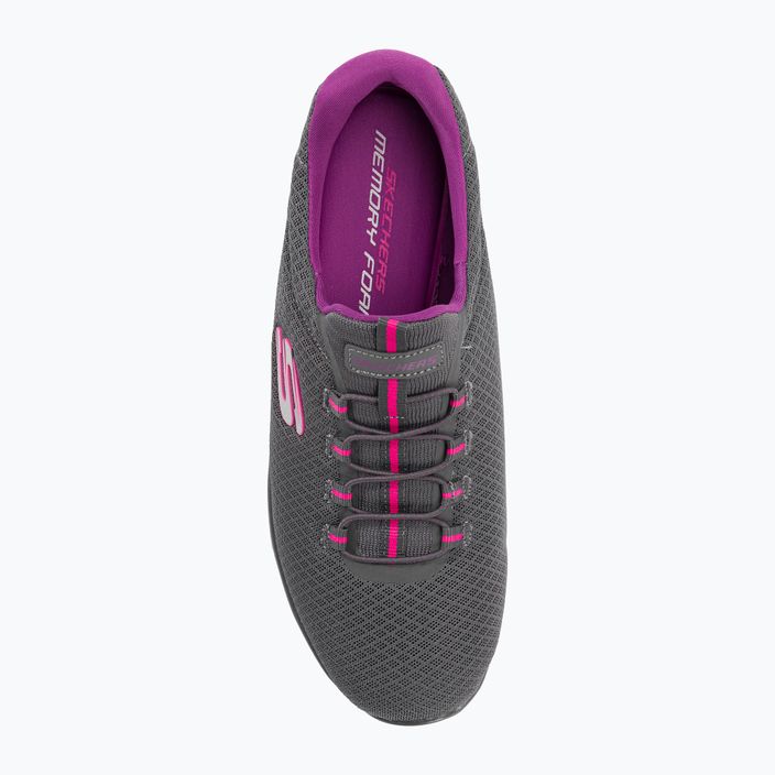 SKECHERS Summits pantofi de antrenament pentru femei cărbune/violet 6