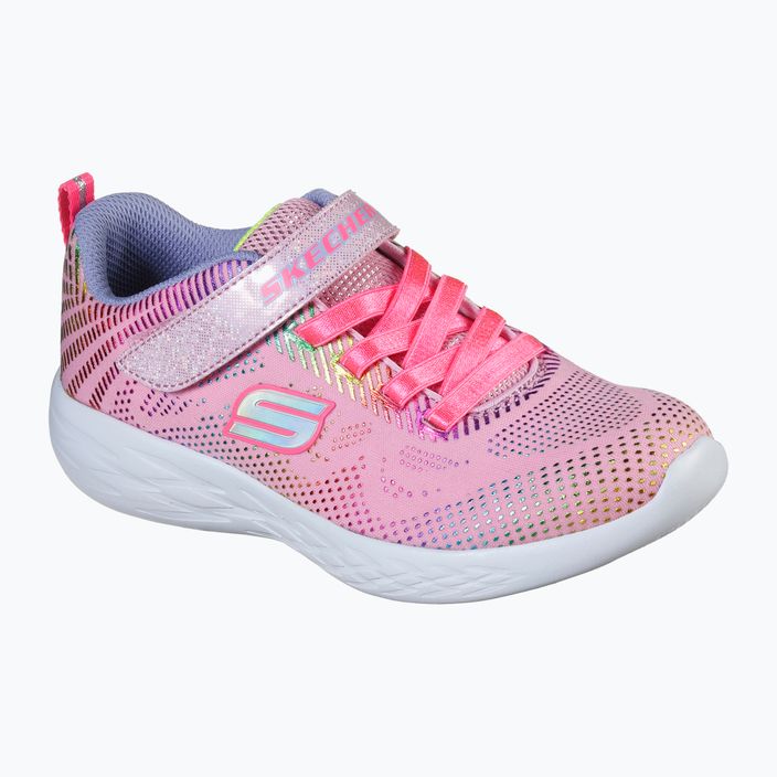 SKECHERS Go Run 600 Shimmer Speeder pantofi de antrenament pentru copii roz deschis/multi 11