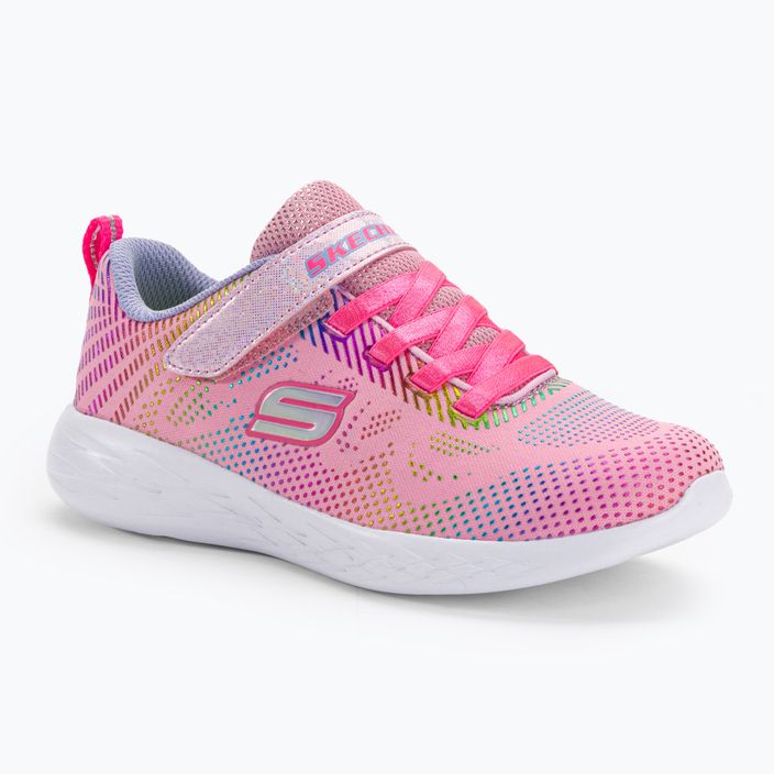 SKECHERS Go Run 600 Shimmer Speeder pantofi de antrenament pentru copii roz deschis/multi