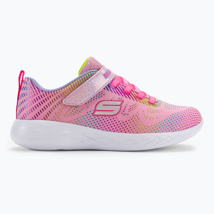 SKECHERS Go Run 600 Shimmer Speeder pantofi de antrenament pentru copii roz deschis/multi 2
