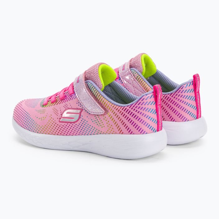 SKECHERS Go Run 600 Shimmer Speeder pantofi de antrenament pentru copii roz deschis/multi 3