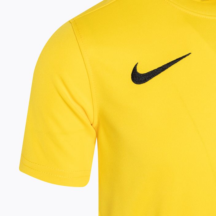 Tricou de fotbal pentru copii Nike Dri-FIT Park VII Jr tour yellow/black 3