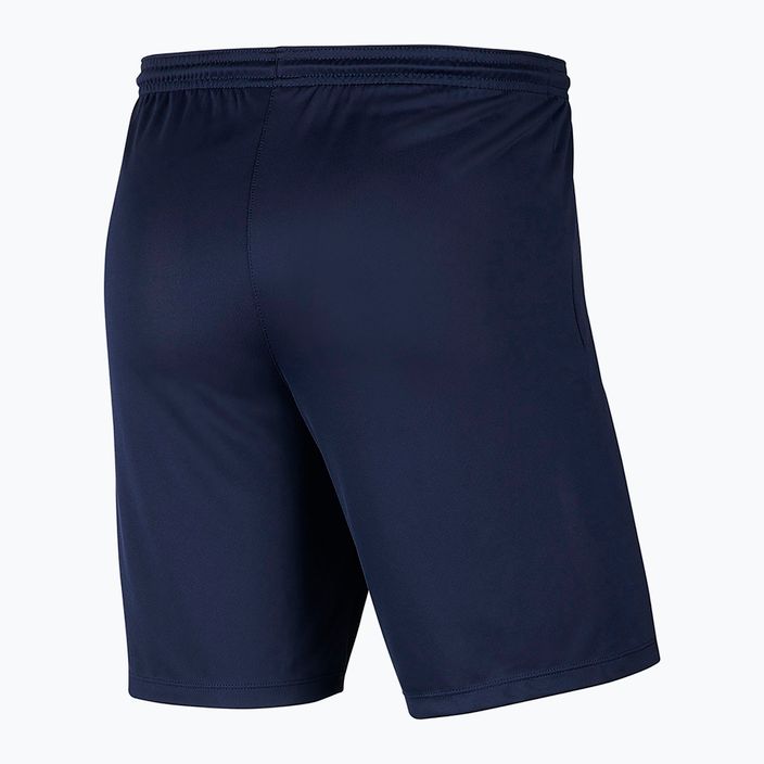 Pantaloni scurți de fotbal pentru copii Nike Dry-Fit Park III, albastru marin BV6865-410 2