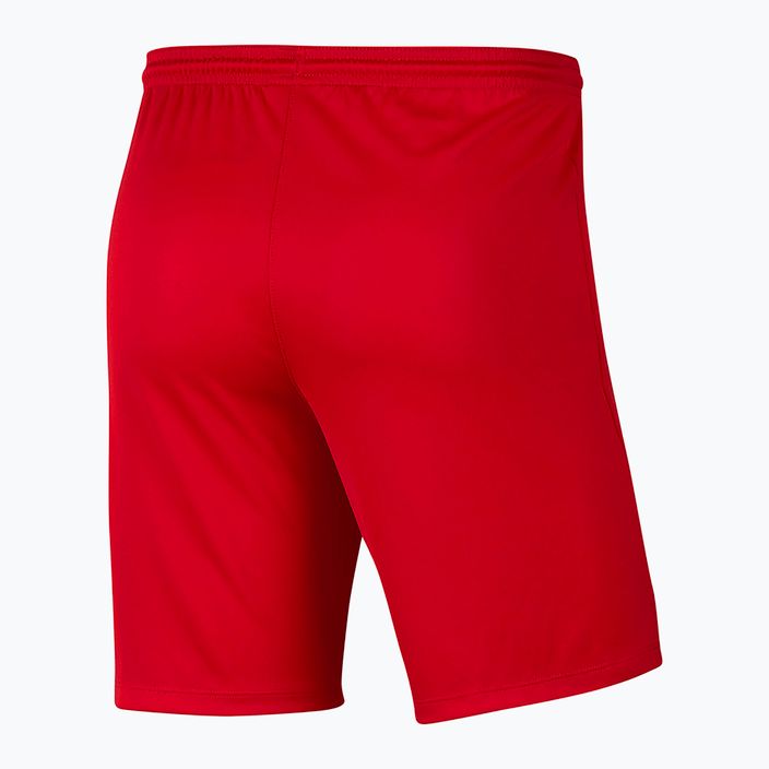 Pantaloni scurți de fotbal pentru copii Nike Dry-Fit Park III roșu BV6865-657 2