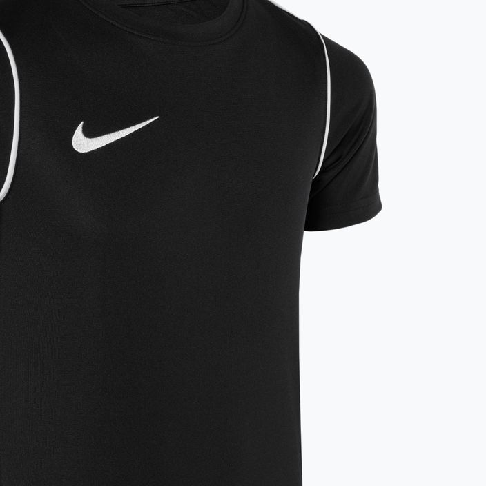 Tricou de fotbal pentru copii Nike Dri-Fit Park 20 black/white 3