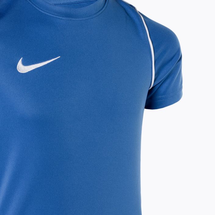 Tricou de fotbal pentru copii Nike Dri-Fit Park 20 royal blue/white/white 3