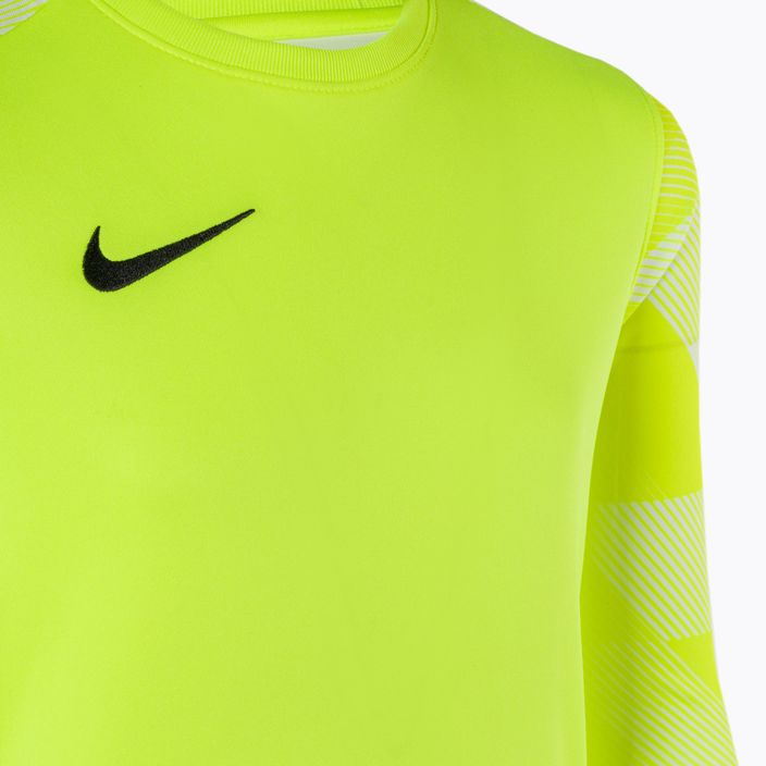 Tricou de portar pentru copii Nike Dri-FIT Park IV Goalkeeper volt/white/black 3