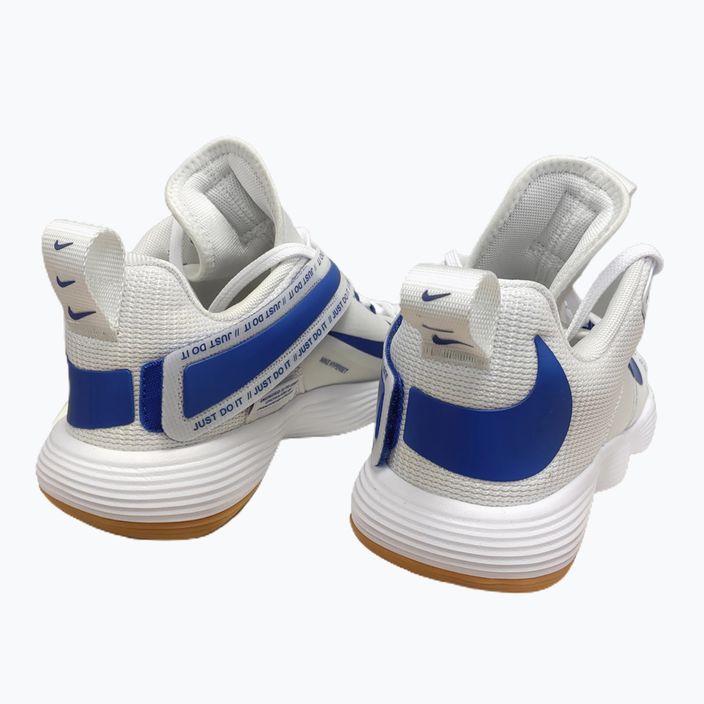 Pantofi de volei Nike React Hyperset alb/game royal 10