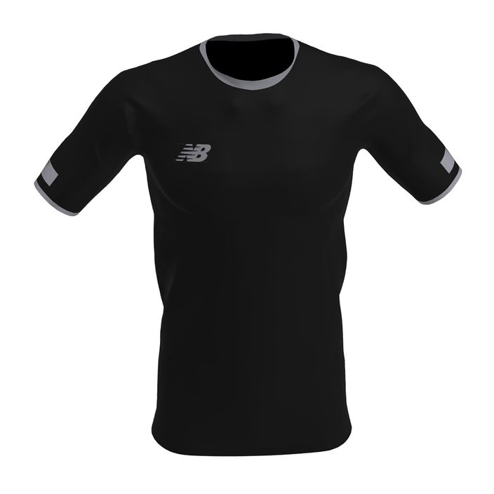 Tricou de fotbal pentru copii New Balance Turf negru NBEJT9018 2