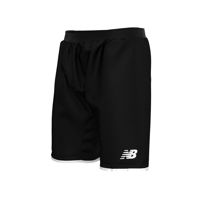 Pantaloni scurți de fotbal pentru copii New Balance Match Junior negru NBEJS9026 2