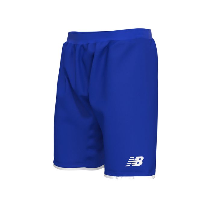 Pantaloni scurți de fotbal pentru copii New Balance Match Junior albastru NBEJS9026 2