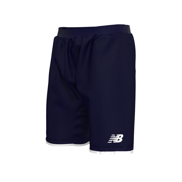 Pantaloni scurți de fotbal pentru bărbați New Balance Match albastru marin NBEMS9026 2