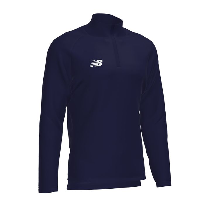 Tricou de fotbal pentru bărbați New Balance Training 1/4 Zip tricotat albastru marin NBEMT9035 2