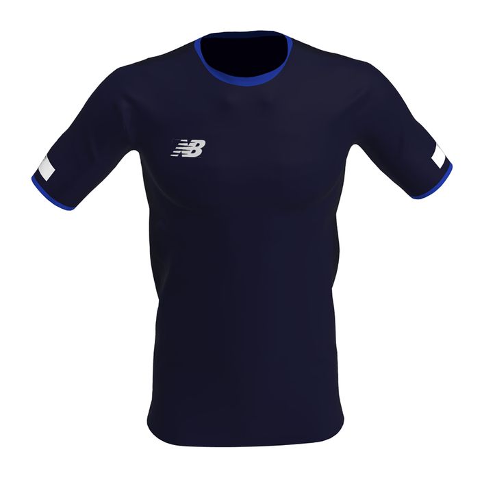 Tricou de fotbal pentru bărbați New Balance Turf albastru marin NBEMT9018 2