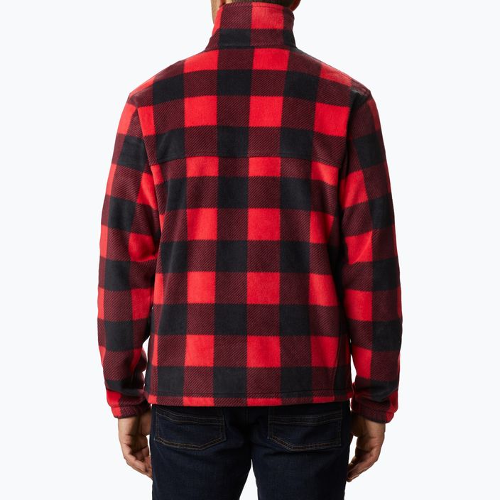 Columbia bărbați Steens Mountain Printed fleece sweatshirt roșu 1478231 3