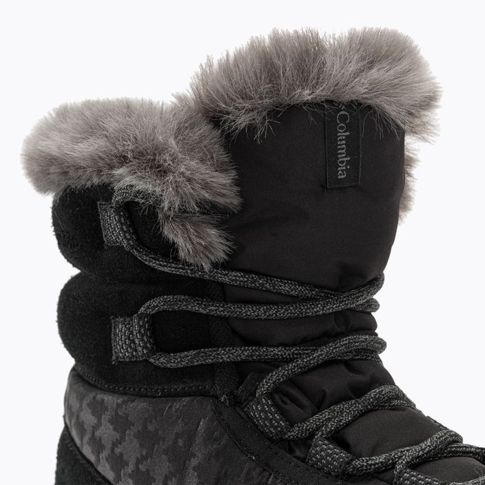 Columbia Slopeside Peak Luxe cizme de zăpadă pentru femei negru/grafit 8