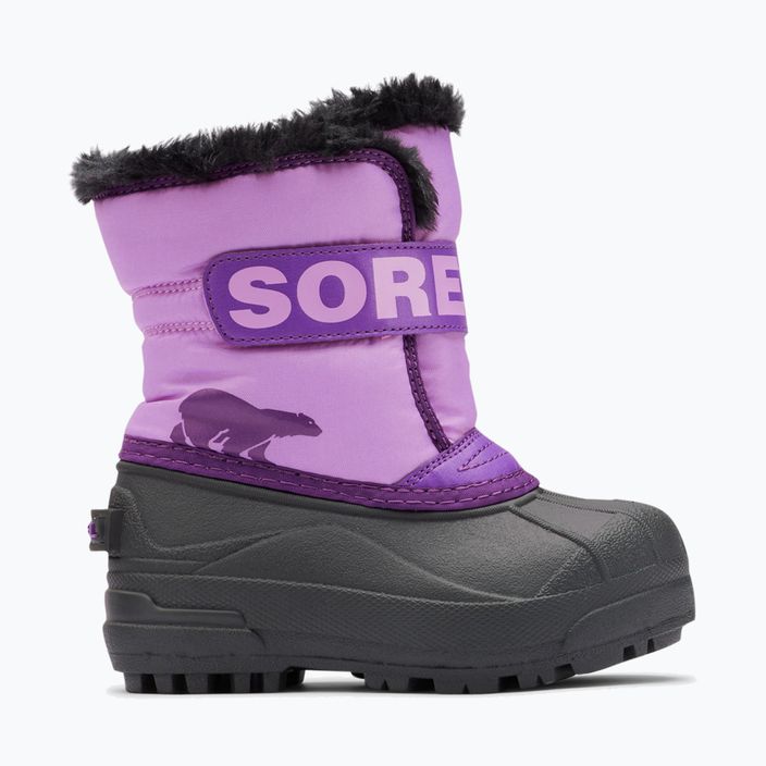 Ghete pentru copii Sorel Snow Commander gumdrop/purple violet 7
