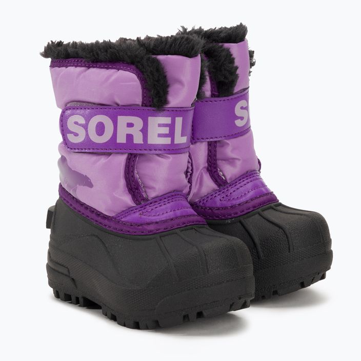 Ghete pentru copii Sorel Snow Commander gumdrop/purple violet 4