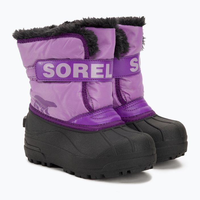 Ghete junior Sorel Snow Commander gumdrop/purple violet 4