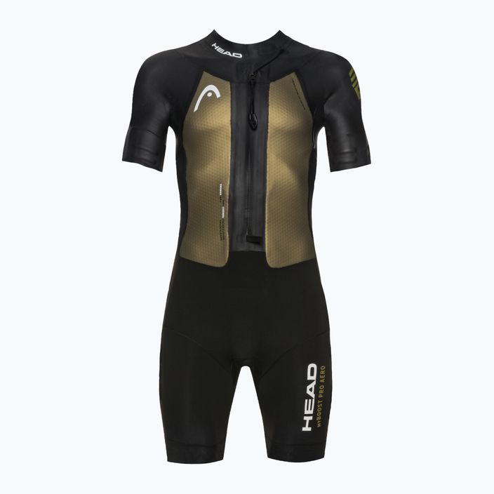 Costum de triatlon pentru bărbați HEAD Swimrun Myboost Pro Aero 4/2/1,5 black/gold 3
