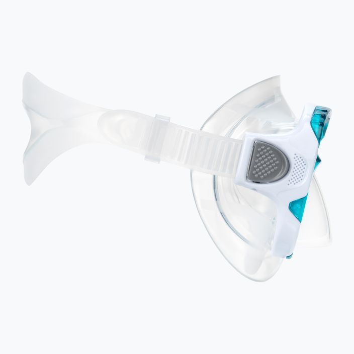 Mares Trygon mască de snorkelling albastru clar 411262 3