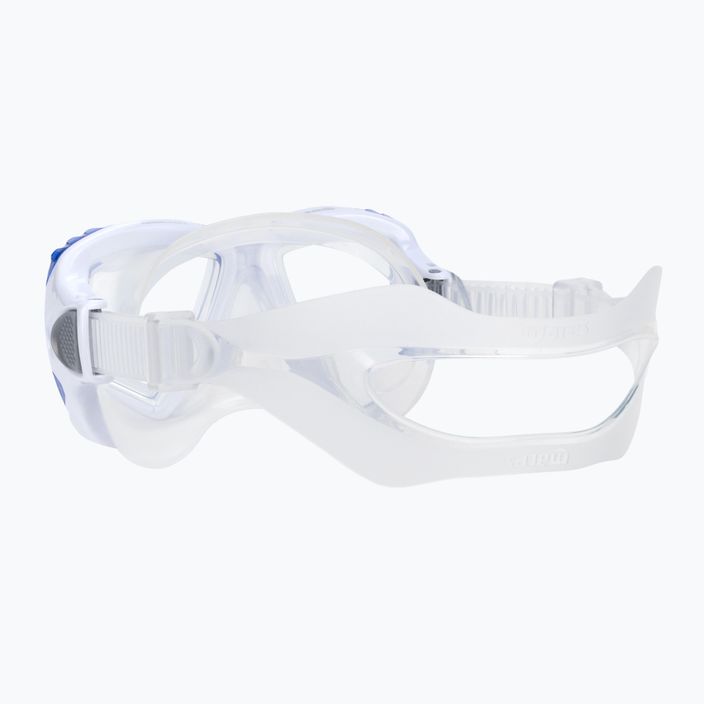 Mască de snorkeling Mares Trygon transparent și albastru marin 411262 4
