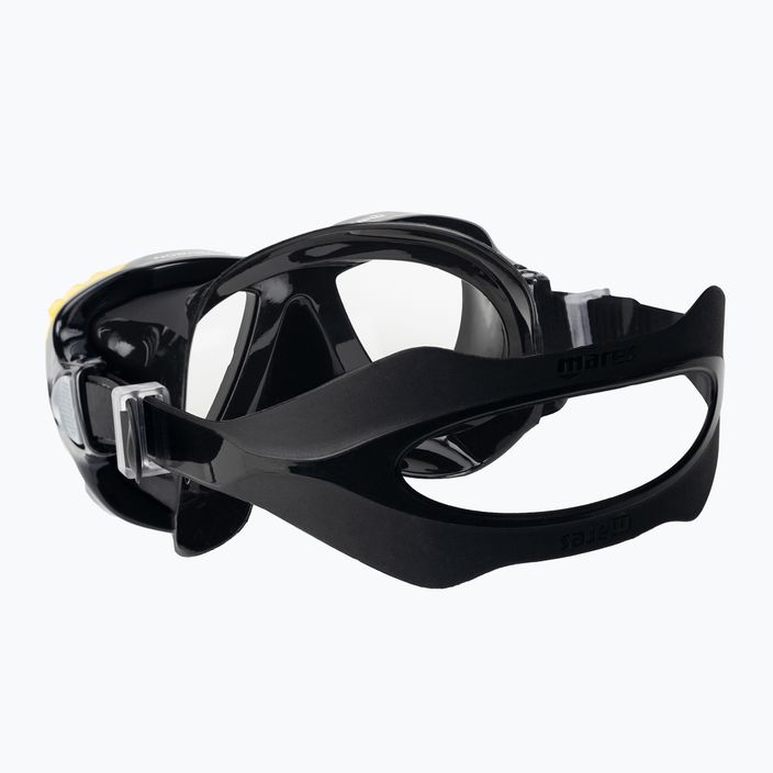 Mască de snorkeling Mares Trygon negru și galben 411262 4