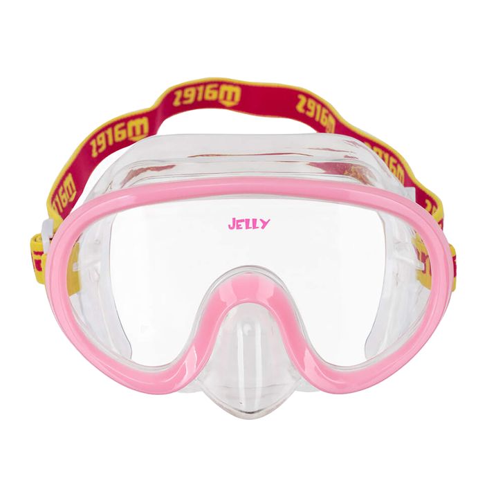 Mască de snorkeling pentru copii Mares Jelly pink/yellow/clear 2