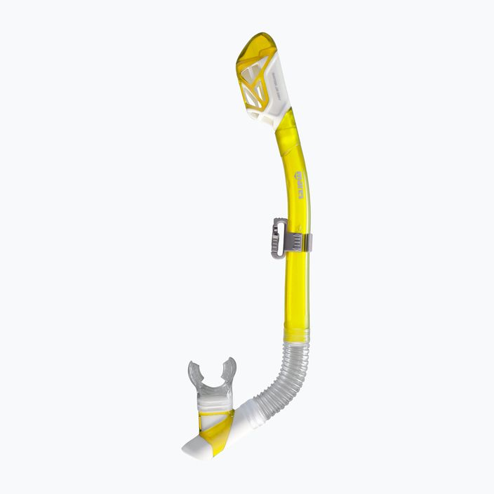 Mares Gator Dry snorkel galben pentru copii 411524 4