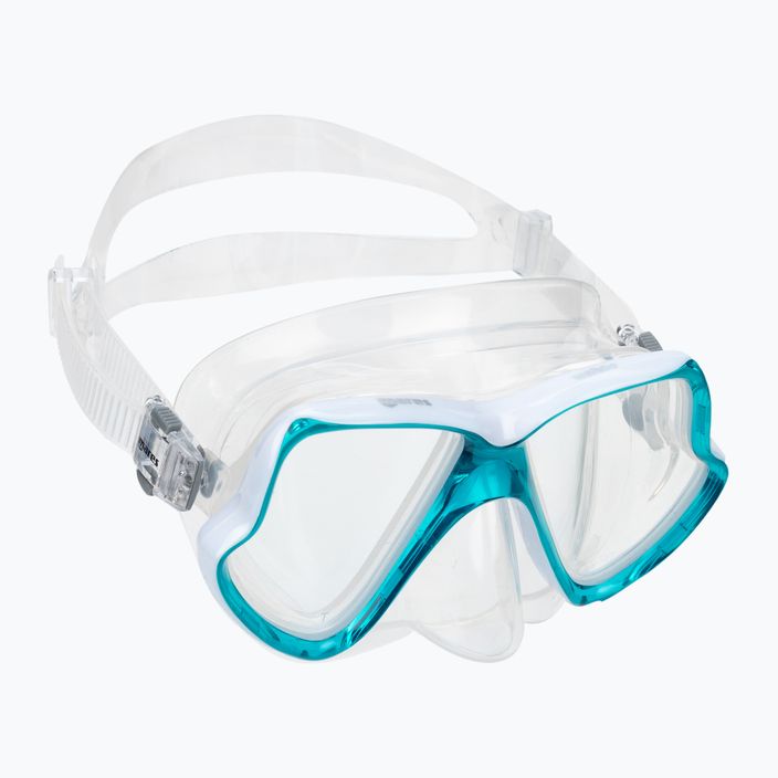 Mască de snorkeling Mares Wahoo albastru clar 411238