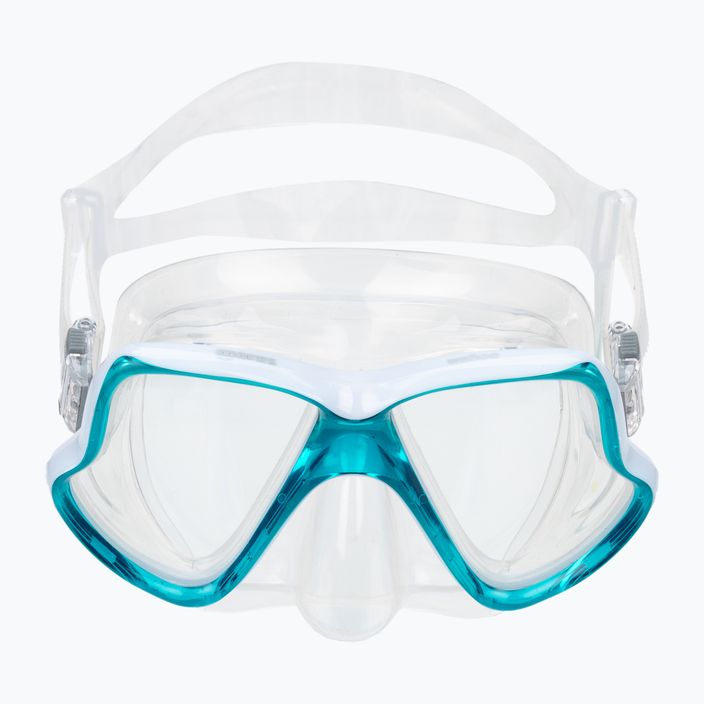 Mască de snorkeling Mares Wahoo albastru clar 411238 2
