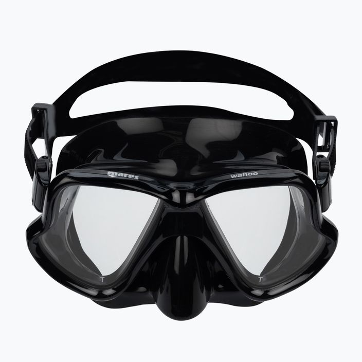 Mască de snorkeling Mares Wahoo negru 411238 2