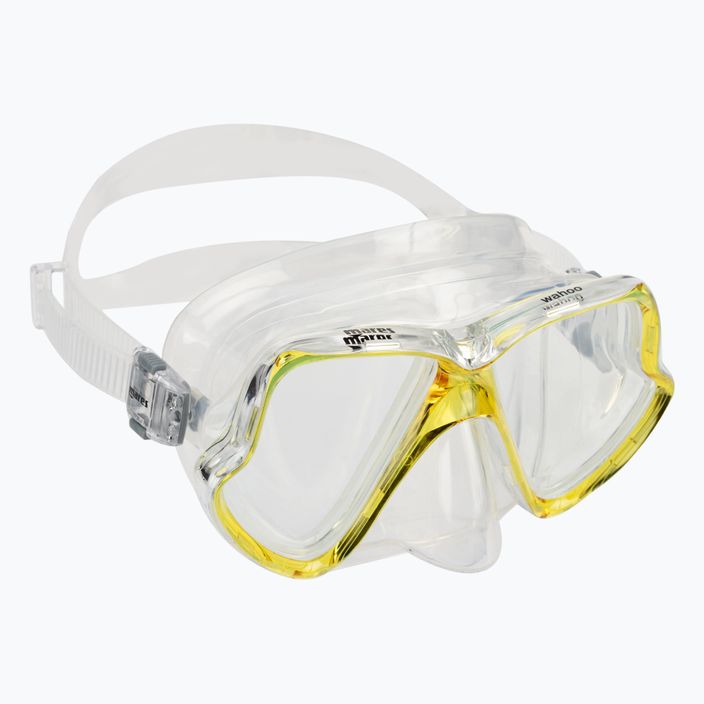 Mască de snorkeling Mares Wahoo galben transparent 411238