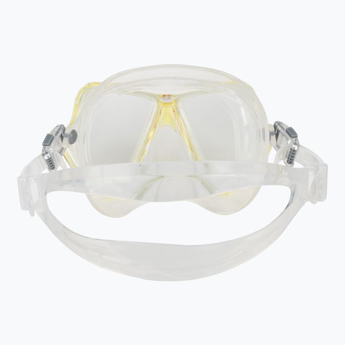 Mască de snorkeling Mares Wahoo galben transparent 411238 5