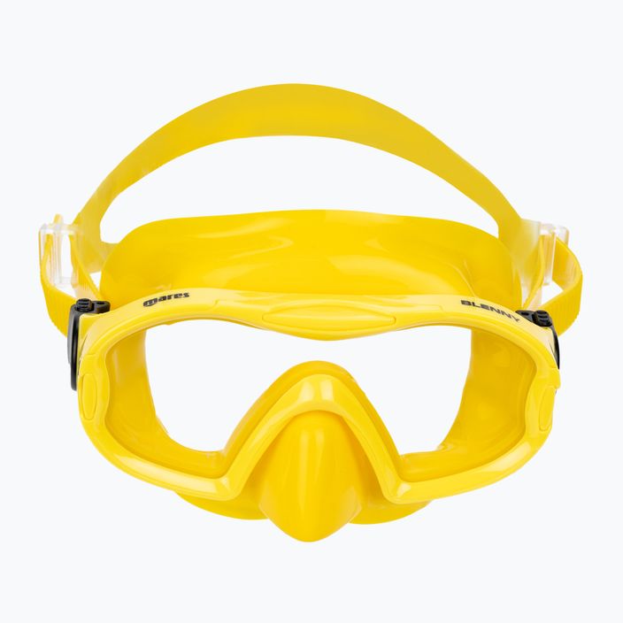 Mască de scufundări pentru copii Mares Blenny galben 411247 2