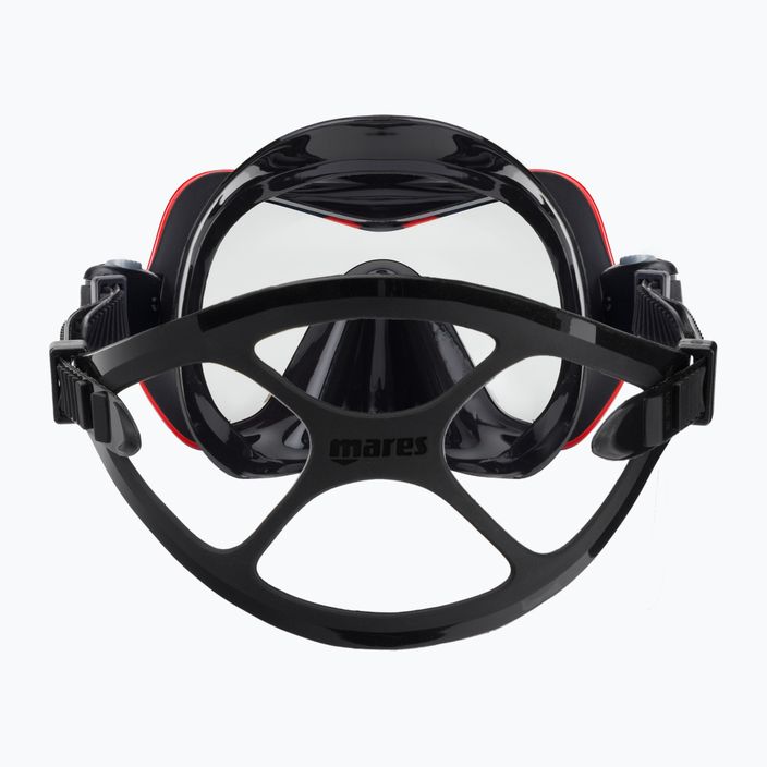 Mares One Vision mască de scufundări negru/roșu 411046 5