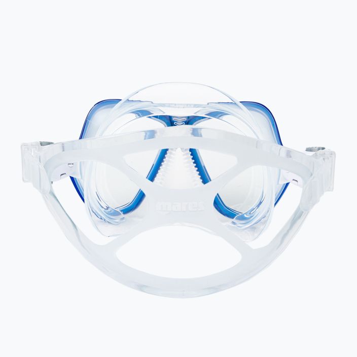Mască de scufundări Mares X-Vision albastru transparent 411053 5